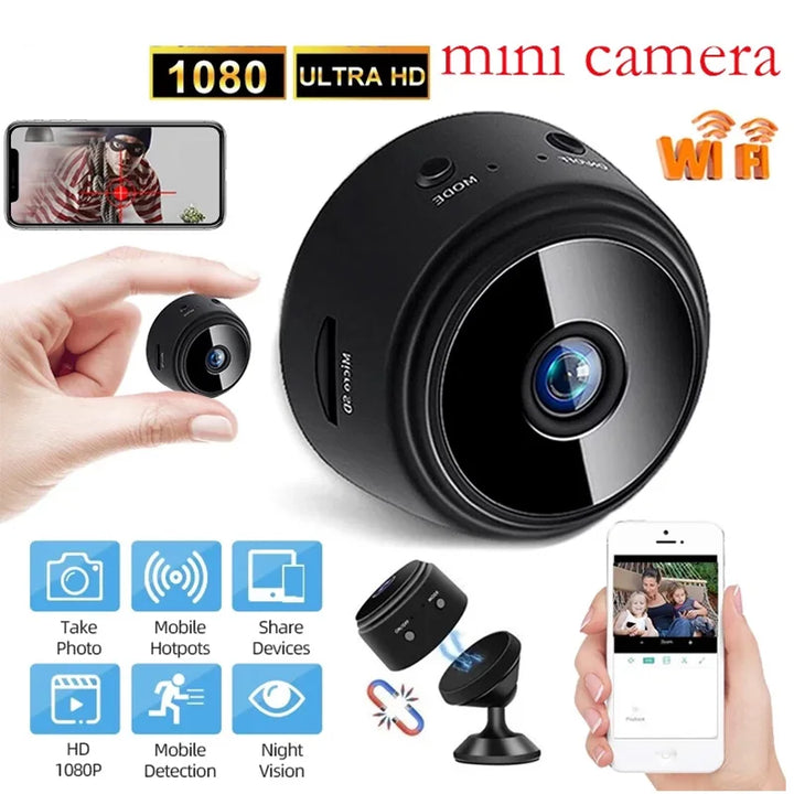 1080P A9 Mini Wifi Camera Magnetic Network Security IP Camera Night Vision Wifi Wireless Portable Infrared Video Voice Record